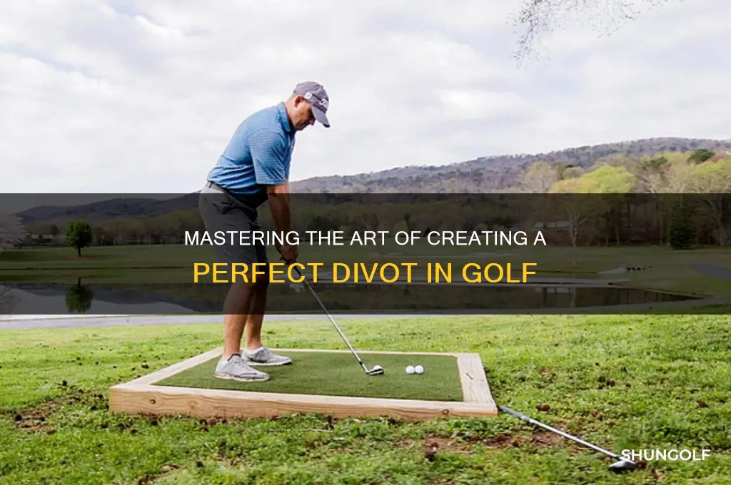how to create a divot in golf