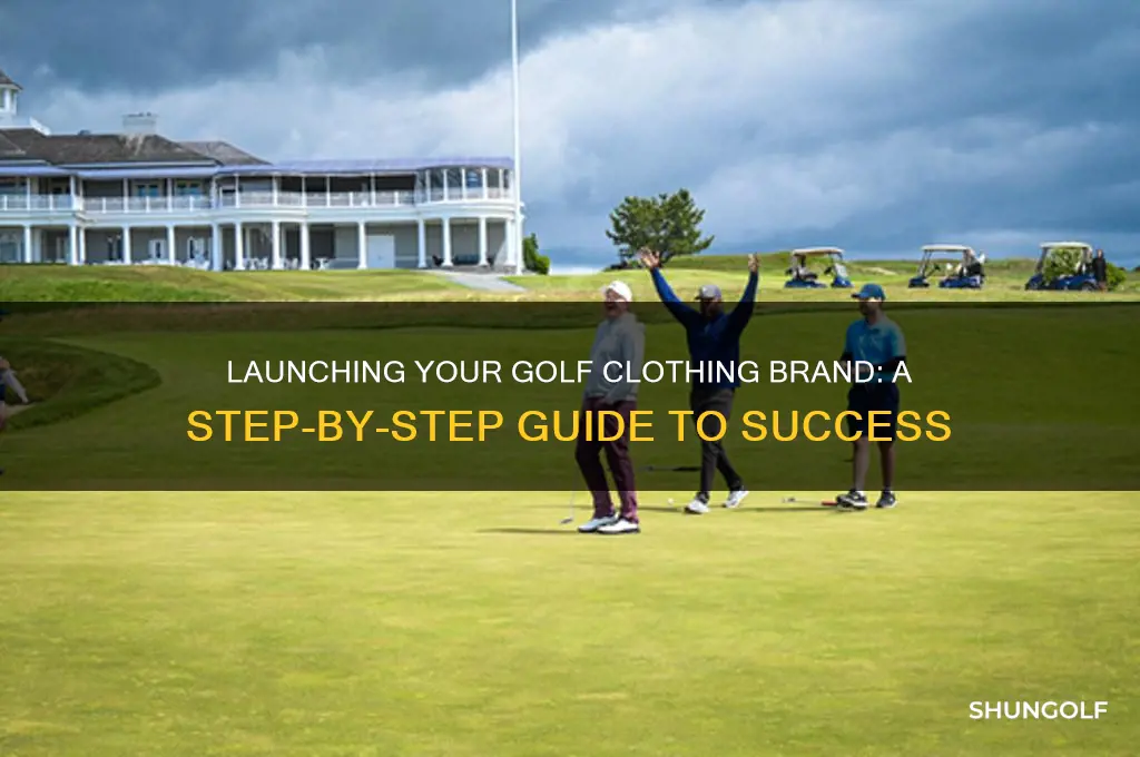 how to create a golf clothing brand