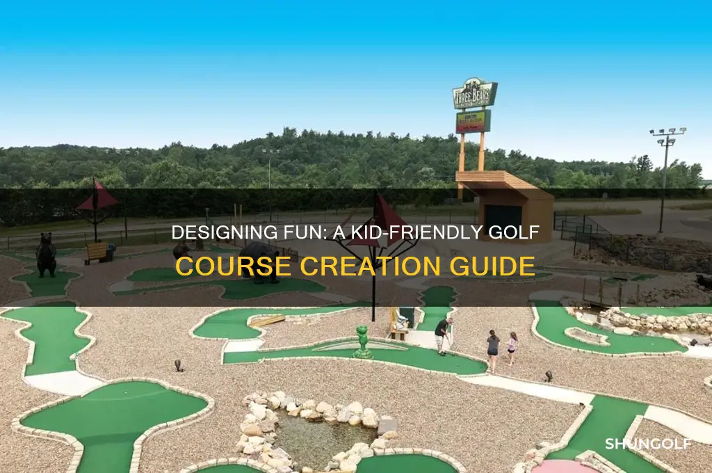 how to create a golf course for kids