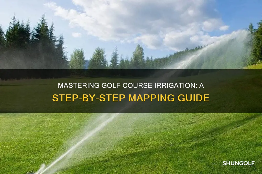 how to create a golf course irrigation map