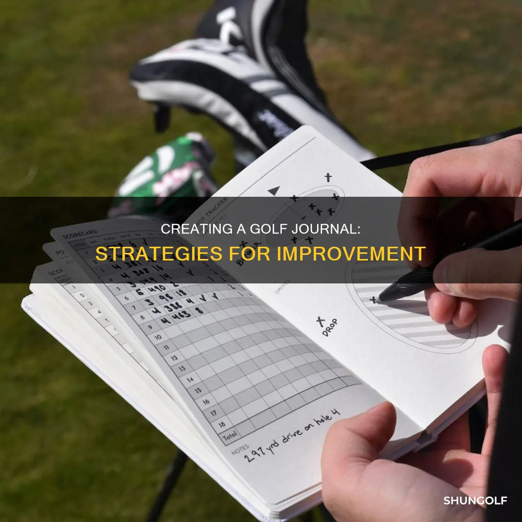 how to create a golf journal
