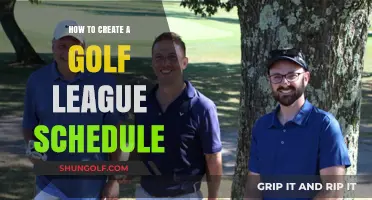 Mastering Your Golf League Schedule: A Step-by-Step Guide