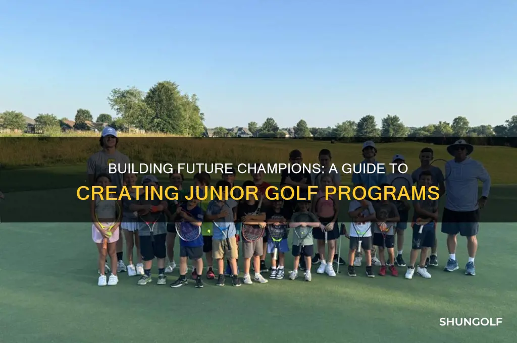 how to create a junior golf program