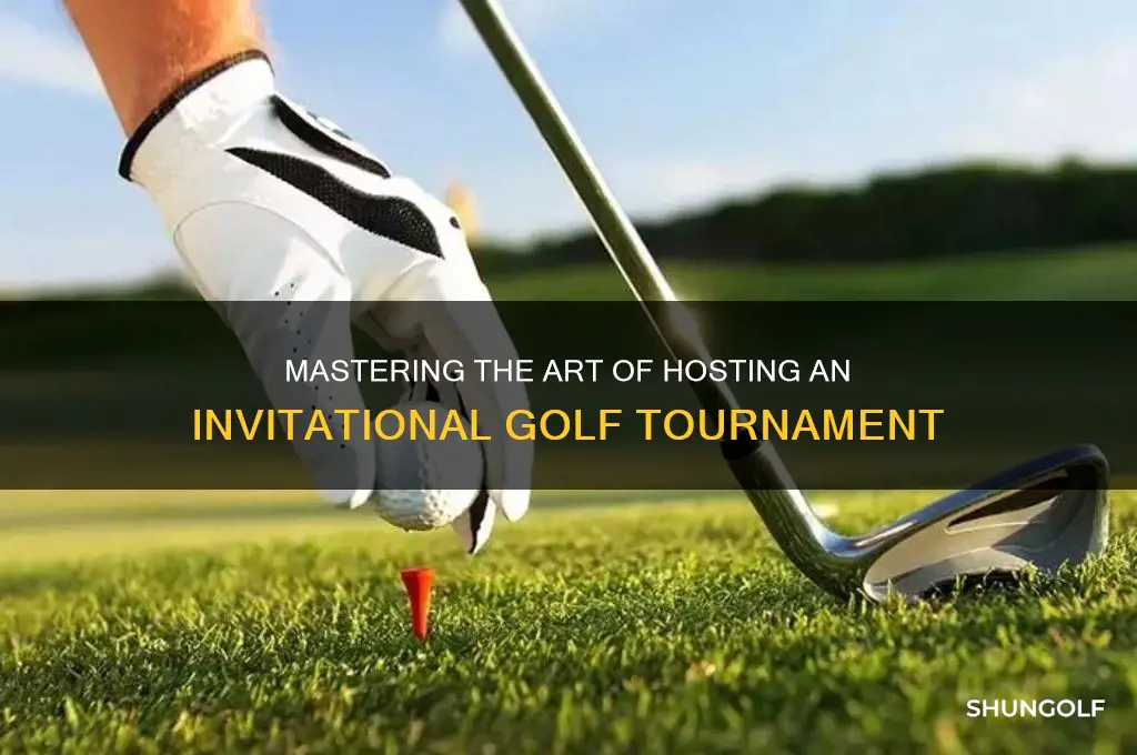 how to create an invitational golf tournement
