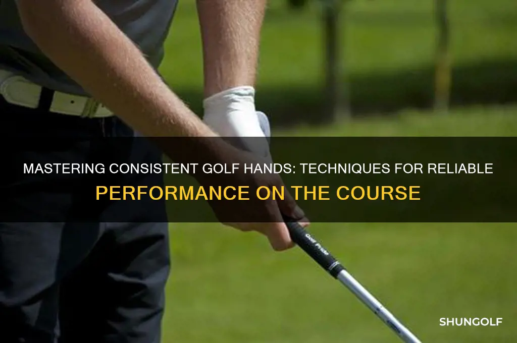 how to create consistent hands in golf