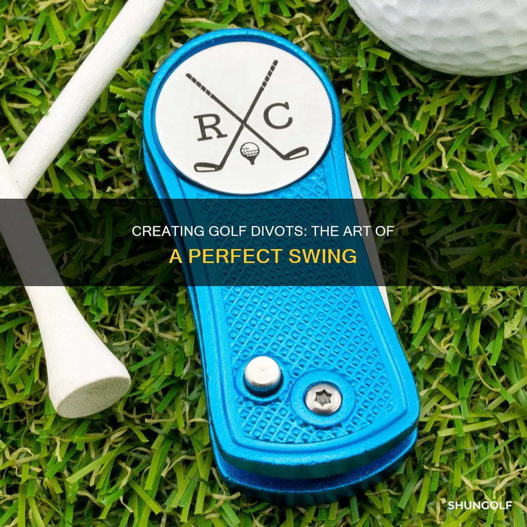how to create divot in golf