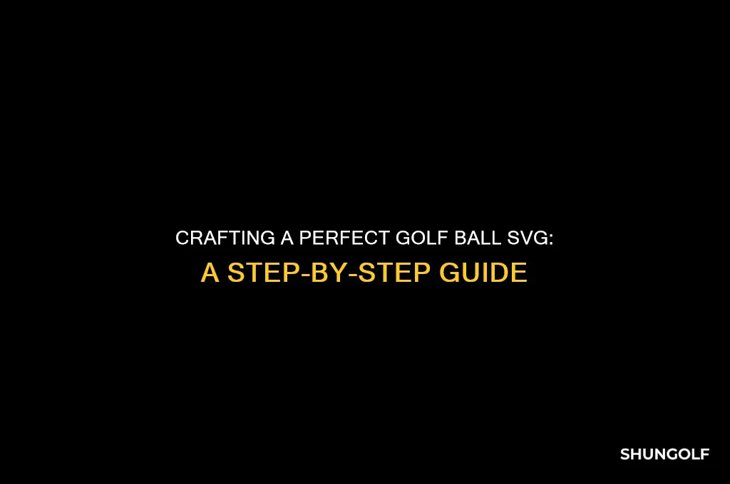 how to create golf ball svg