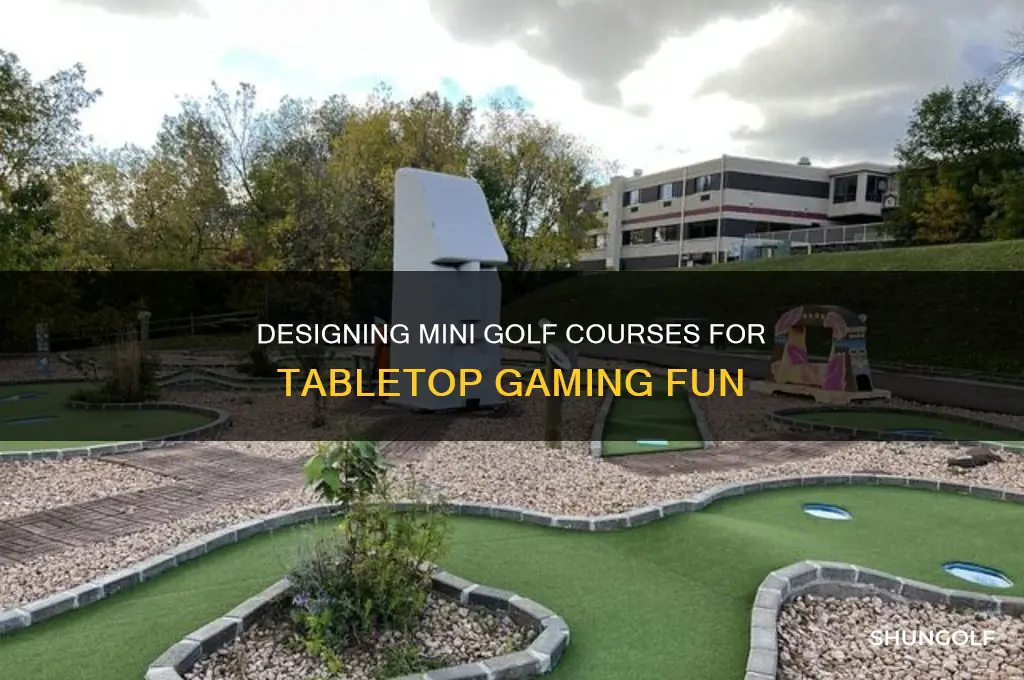 how to create golf courses in table top