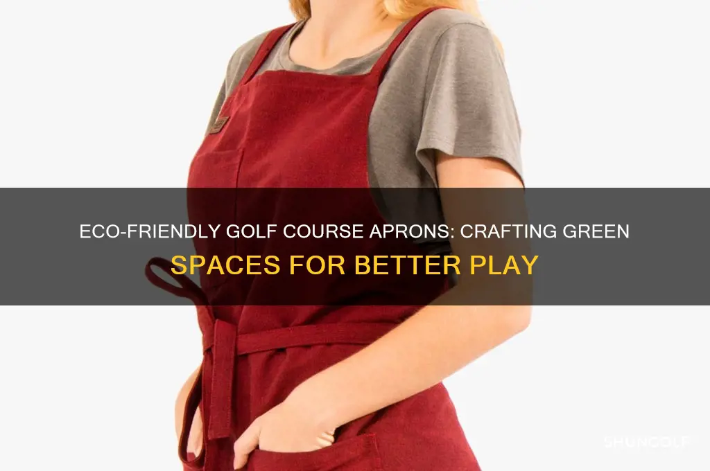 how to create green aprons on golf course