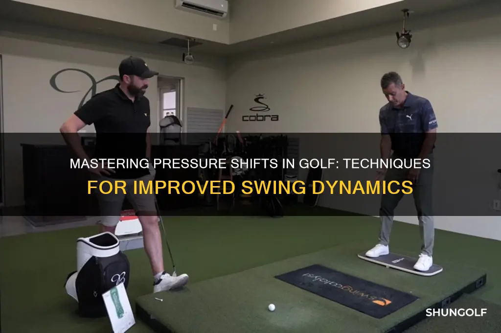 how to create pressure shift in golf