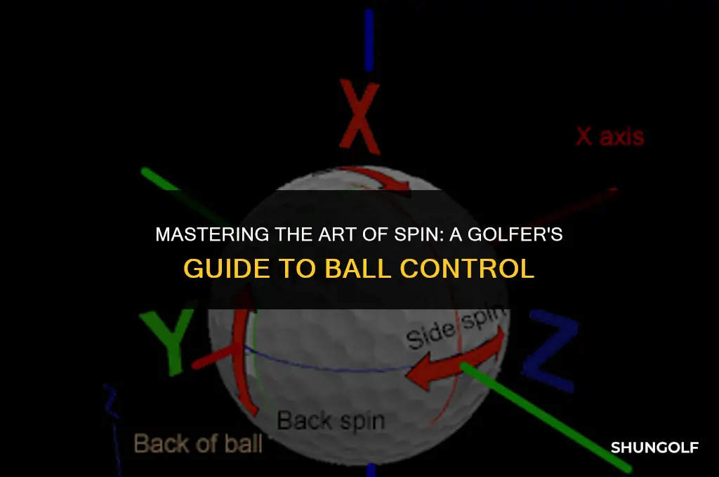 how to create spin with golf ball