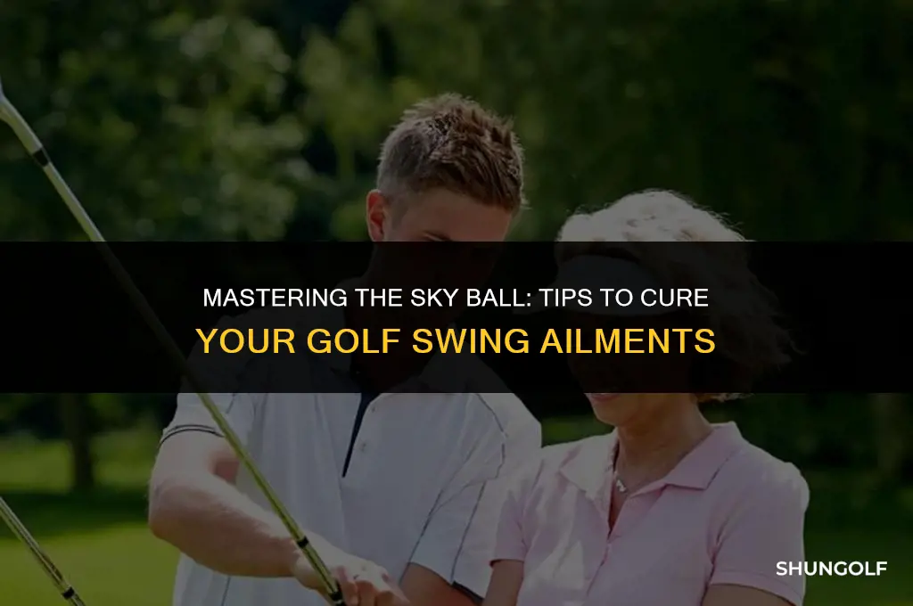 how to cure sky balls in golf