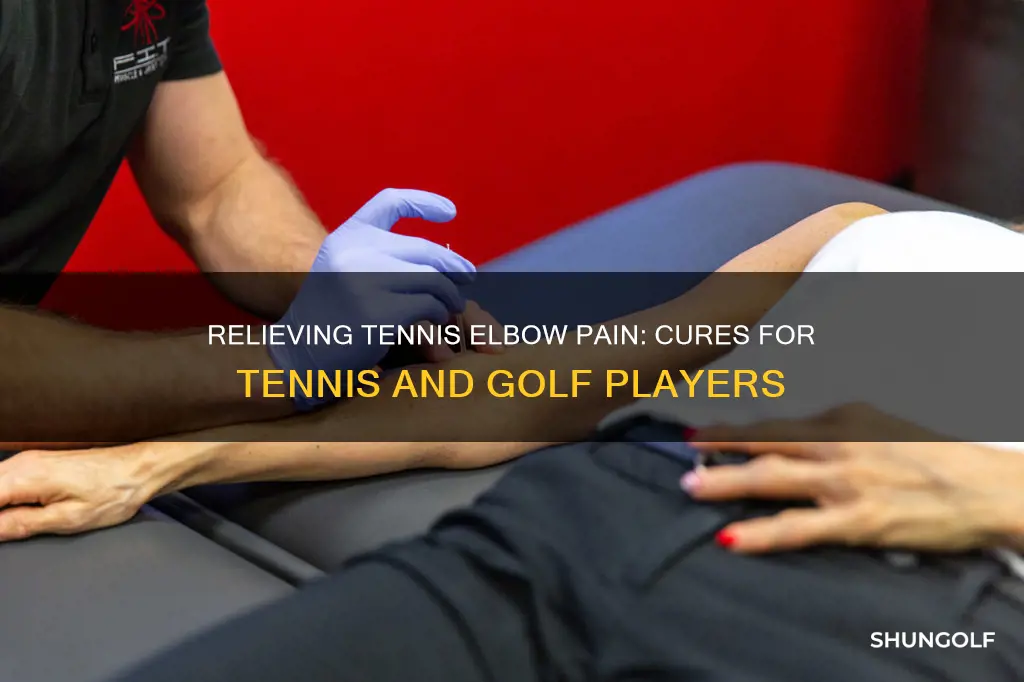 how to cure tennis golf elbow