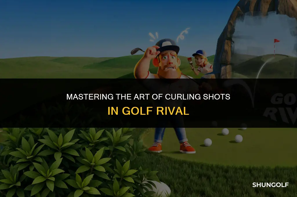 how to curl a shot in golf rival