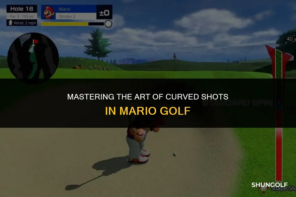 how to curve shot mario golf