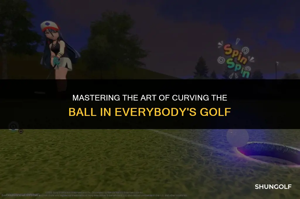 how to curve the ball in everybodys golf