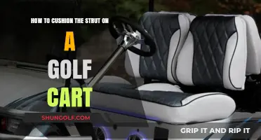 Cushioning Your Golf Cart Strut: A Step-by-Step DIY Guide