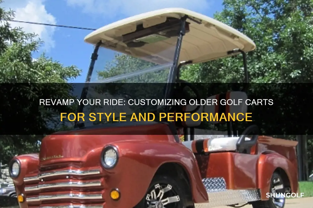 how to custom a older golf cart