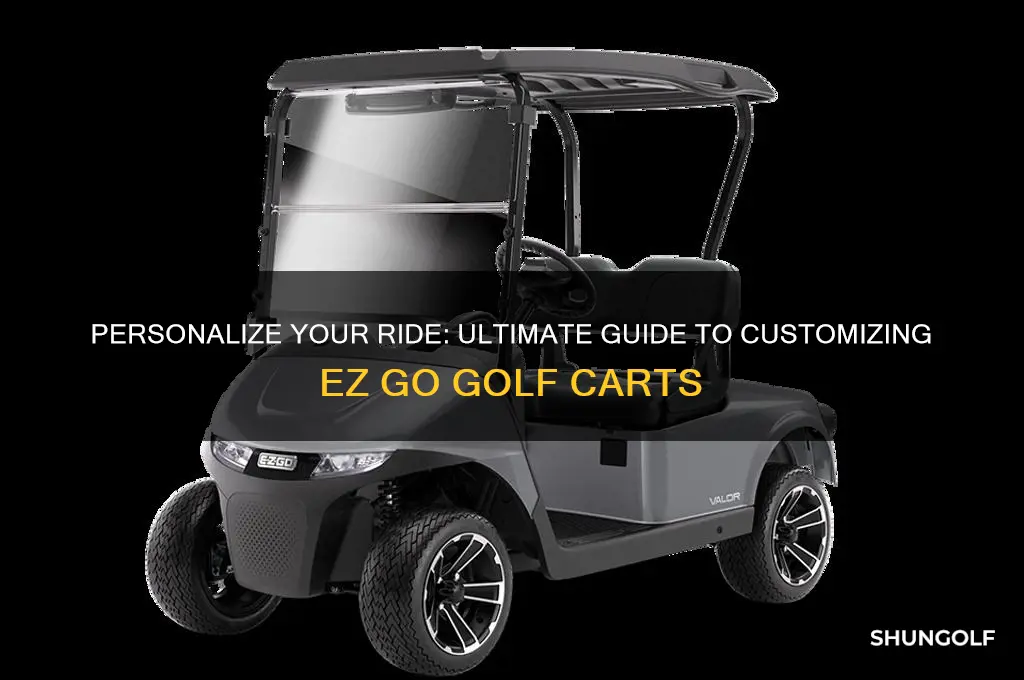how to customize ez go golf carts