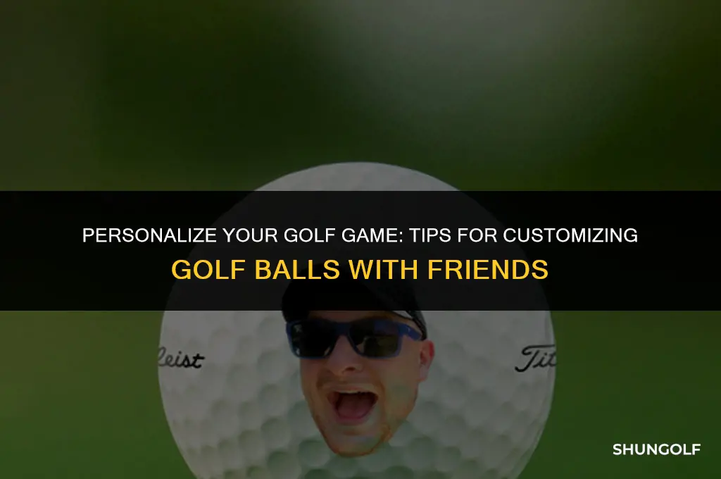 how to customize golf with friends ball