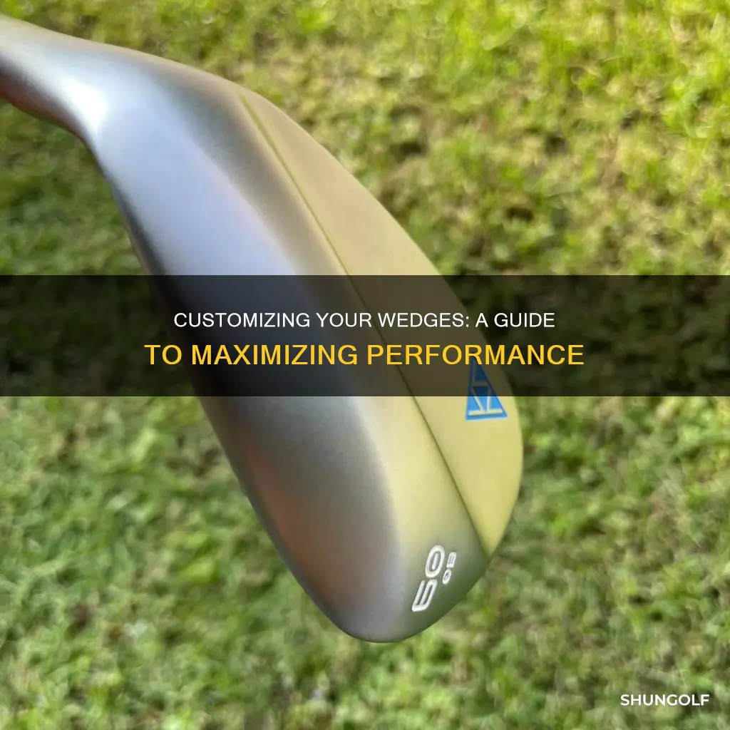 how to customize your golf wedges
