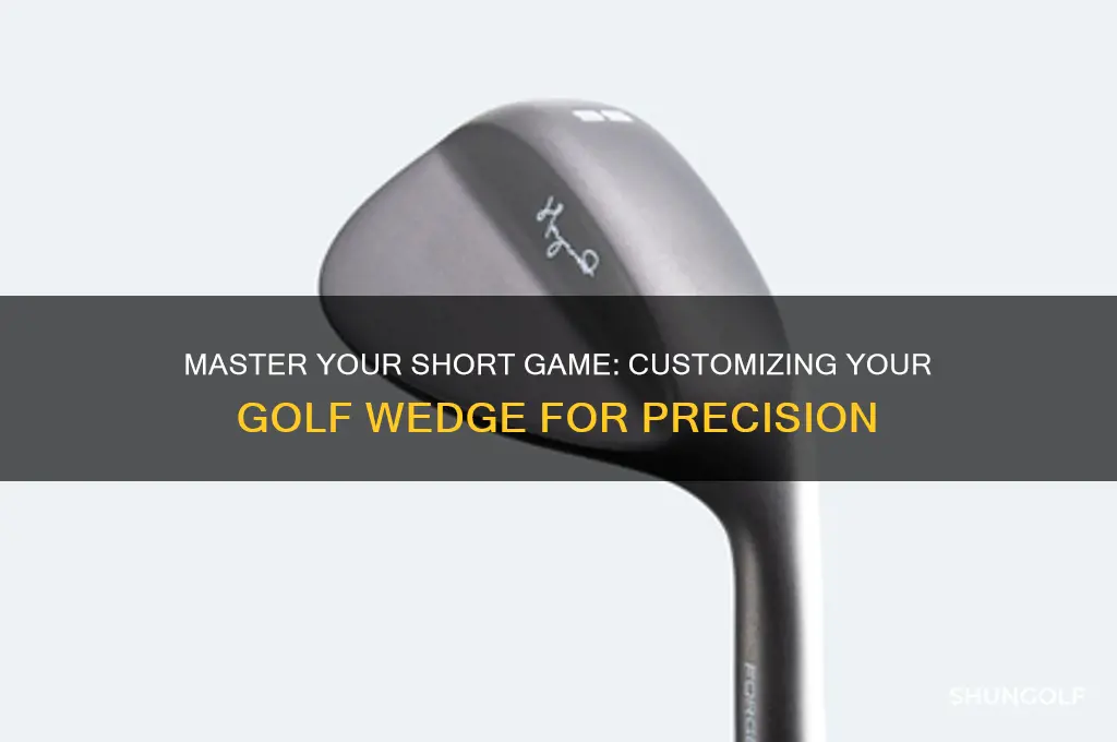 how to customize your own golf wedge