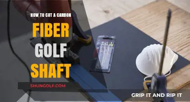 Precision Cutting: A Guide to Trimming Carbon Fiber Golf Shafts