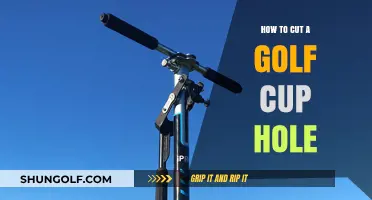 Mastering the Art of Cutting a Perfect Golf Cup Hole