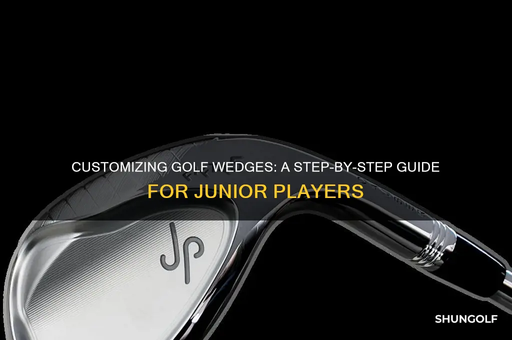 how to cut a golf wedge down for junior