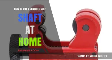 DIY Guide: Cutting a Graphite Golf Shaft at Home