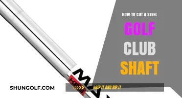 Mastering the Art of Cutting a Steel Golf Club Shaft
