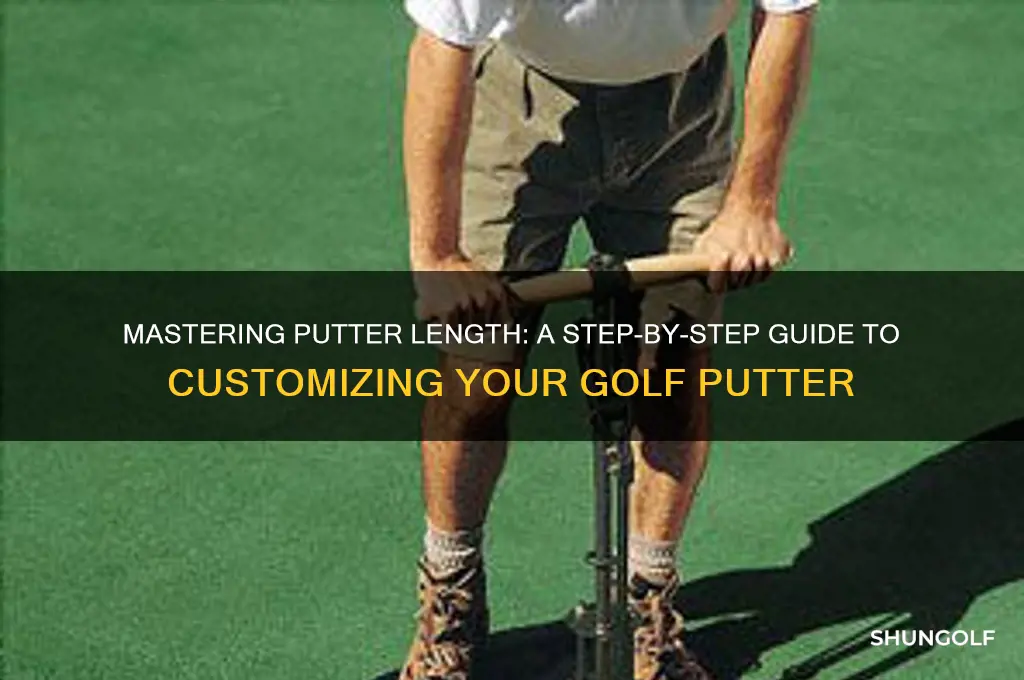 how to cut down a golf putter