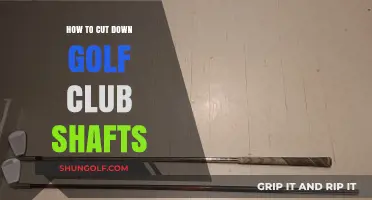 Mastering Golf Club Shaft Cutting: A Step-by-Step Guide for DIY Enthusiasts