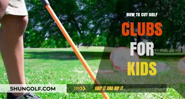 Customizing Golf Clubs for Kids: A Step-by-Step Cutting Guide