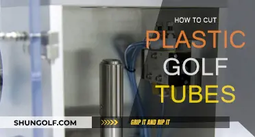 Cutting Golf Tube Plastics: A Simple Guide