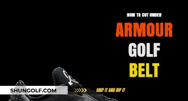 Easy Steps to Cut and Adjust Your Under Armour Golf Belt