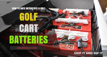 Dating Interstate 6 Volt Golf Cart Batteries: A Step-by-Step Guide