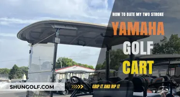 Dating Your Two-Stroke Yamaha Golf Cart: A Step-by-Step Guide