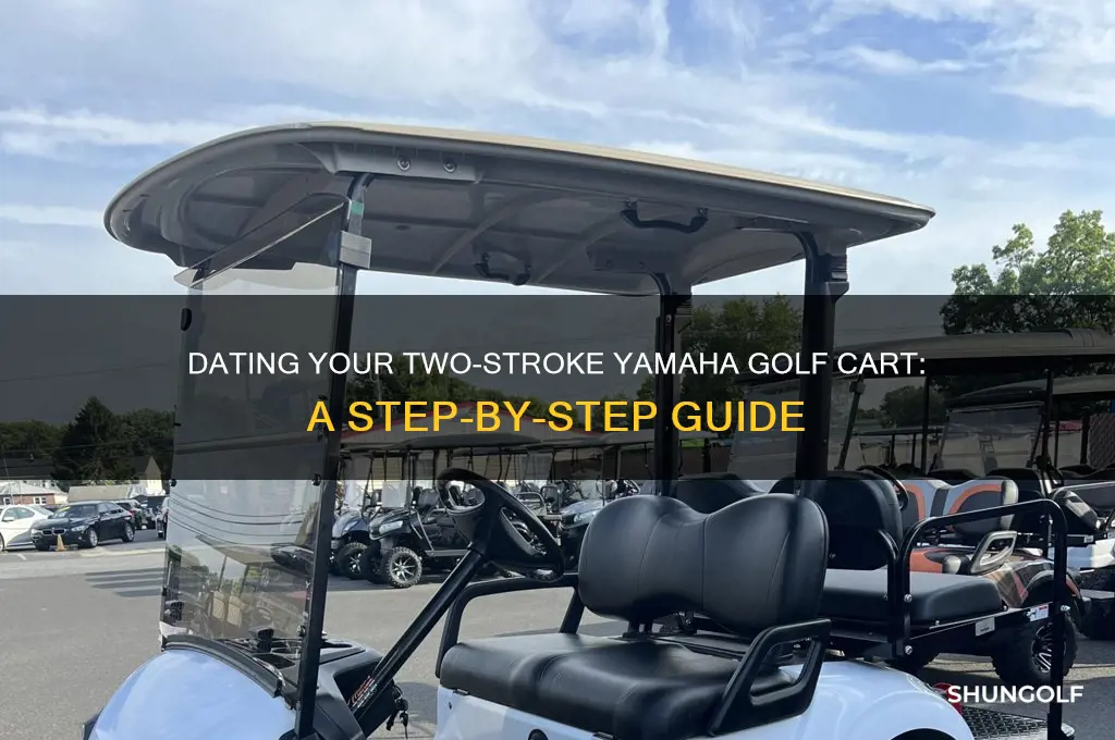 how to date my two stroke yamaha golf cart