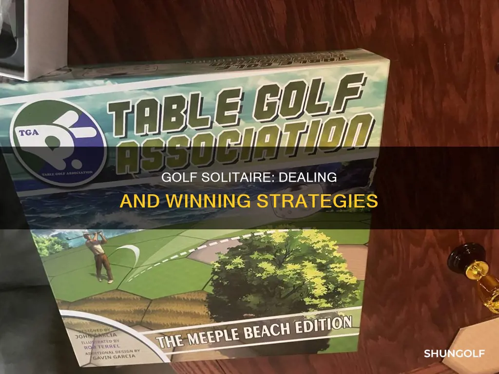 how to deal golf solitaire