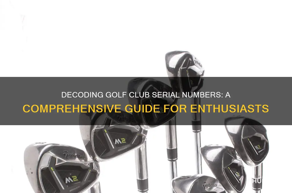 how to decipher golf club serial numbers
