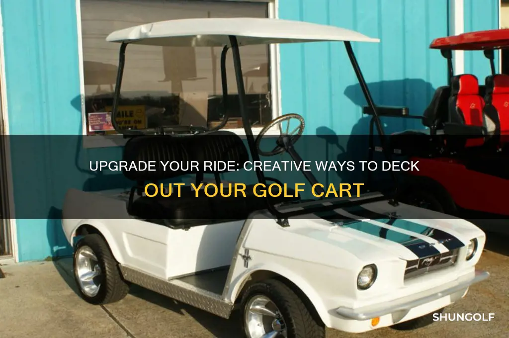 how to deck out your golf cart