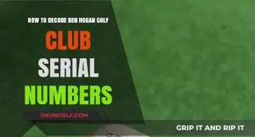 Decoding Ben Hogan Golf Club Serial Numbers: A Comprehensive Guide