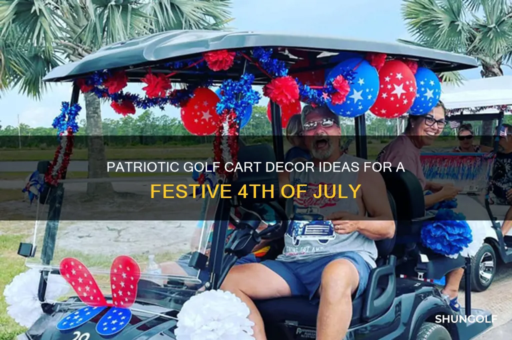 how to decorate a golf cart for 4th of july