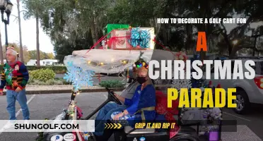 Festive Golf Cart Decorating Ideas for a Merry Christmas Parade