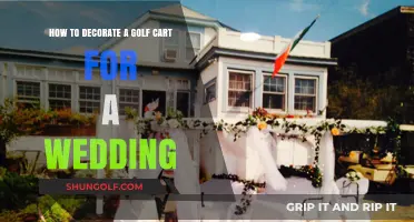 Elegant Golf Cart Wedding Decor: Creative Ideas for Your Special Day