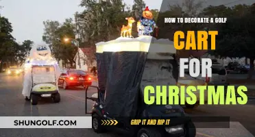 Festive Golf Cart Decor: Creative Christmas Ideas to Spread Cheer