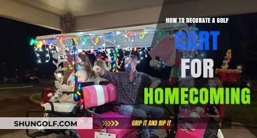 Creative Golf Cart Decor Ideas for a Memorable Homecoming Parade
