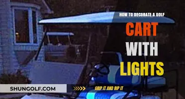 Brighten Your Ride: Creative Golf Cart Light Decoration Ideas