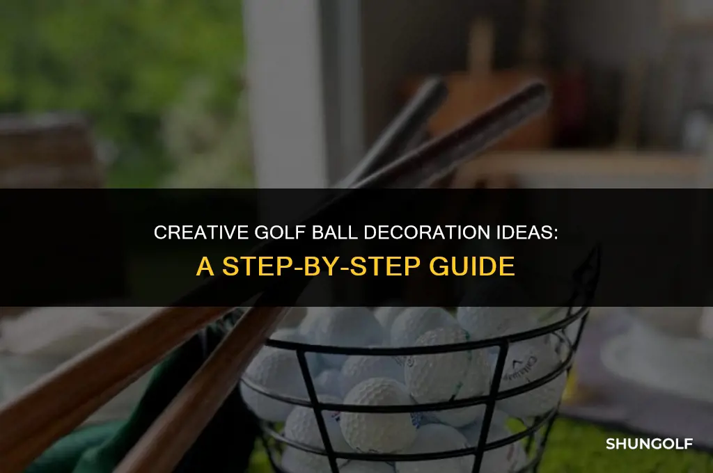 how to decorate golf balls